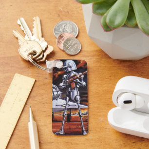 Porte-clés Soldats robots militaires de science-fiction vinta