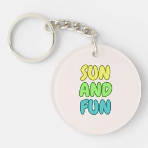 Porte-clés Soleil Et Amusement