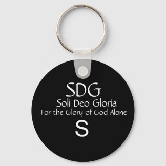 Porte-clés Soli Deo Gloria