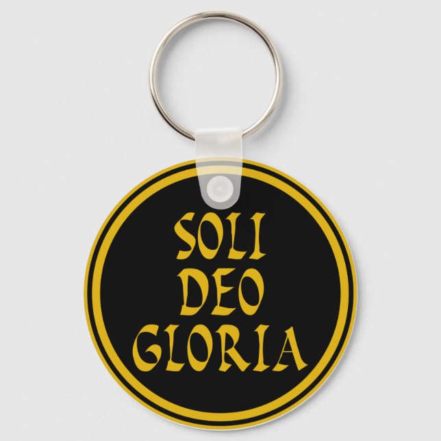Porte-clés Soli Deo Gloria (Recto)