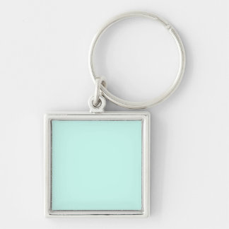 Porte-clés Solide camée vert menthe doux turquoise