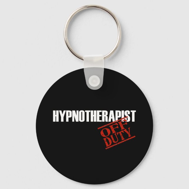 PORTE-CLÉS SOMBRE D'HYPNOTHÉRAPEUTE HORS SERVICE (Recto)