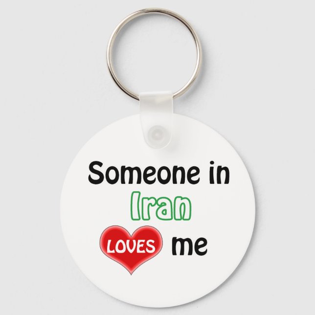 Porte-clés Someone in Iran Loves me (Recto)
