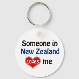 Porte-clés Someone in New Zealand Loves me