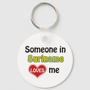 Porte-clés Someone in Suriname Loves me