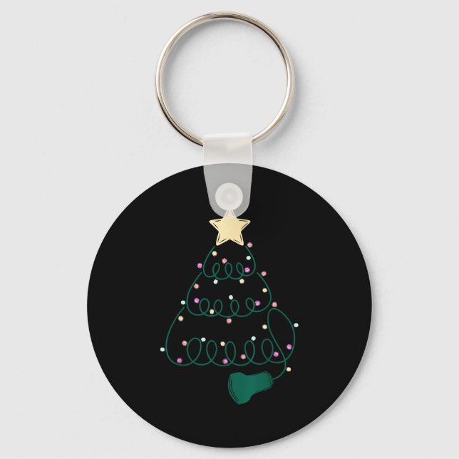 Porte-clés Sonographer Christmas Tree Ultrasound Mfm Sonograp (Recto)