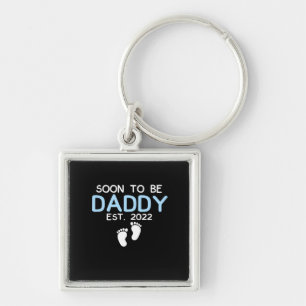 Porte-clés Soon To Be Daddy 2022 Father's Day First Time
