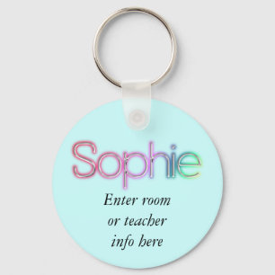 Porte-clés Sophie Name tag Key Chain