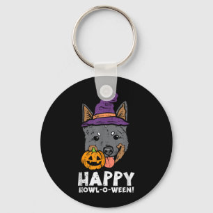 Porte-clés Sorcière Heeler Happy Howl O Ween Citrouille Hallo