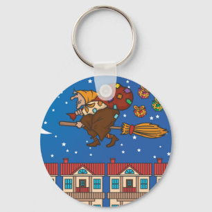 Porte-clés sorcière xmas Befana