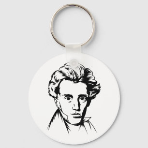 Porte-clés Soren Kierkegaard philosophie portra existentialis
