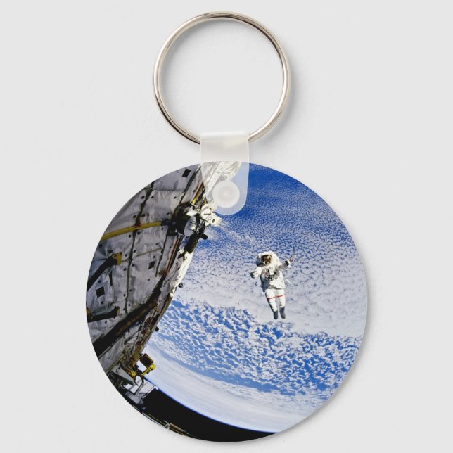 Porte-clés Sortie d'astronaute dans l'espace (Recto)