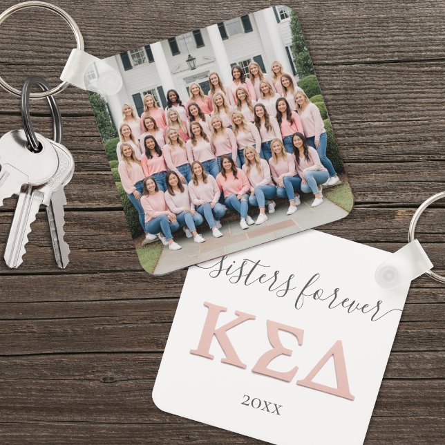 Porte-clés Sortie double face personnalisée (Custom Double Sided Sorority keychain)