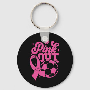 Porte-clés Sortie rose pour un coup de pied pour une guérison