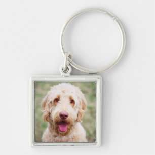 Porte-clés Souriant d'endoodle doré