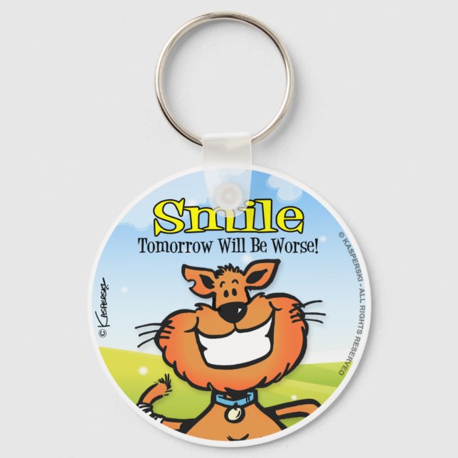 Porte-clés Sourire (Recto)
