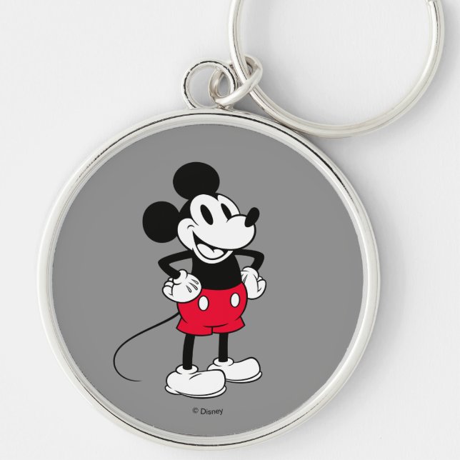 Porte-clés Souris classique Mickey | Une Véritable Origine (Devant)