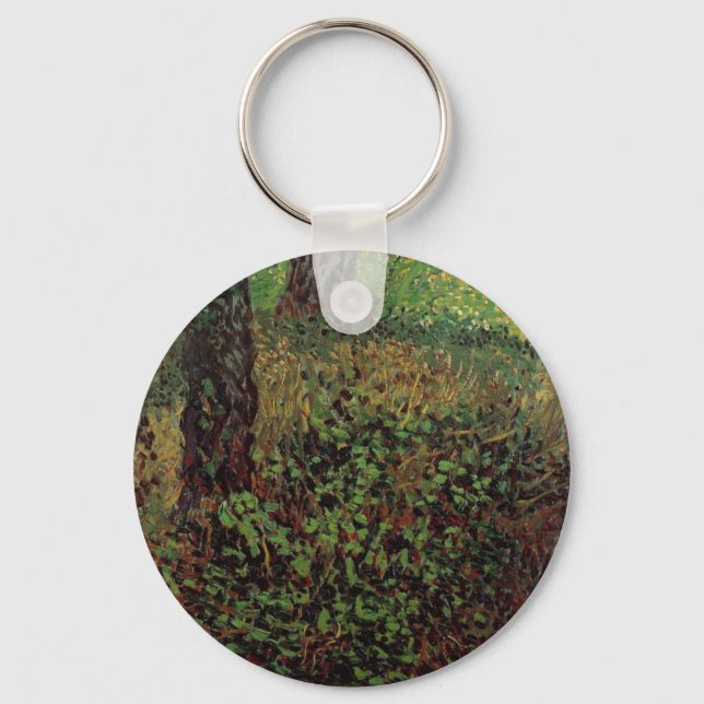 Porte-clés Sous-bois par Vincent van Gogh (Recto)