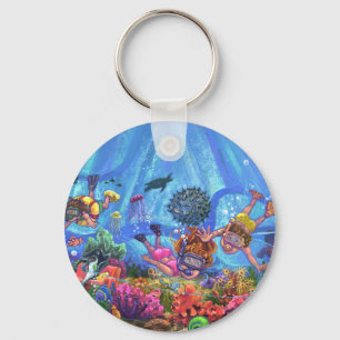 Porte-clés Sous la mer
