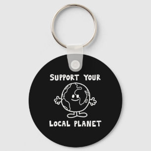 Porte-clés Soutenez votre planète locale