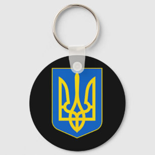 Porte-clés Soutenir l'Ukraine Drapeau ukrainien - Symbole Tri