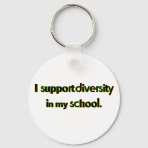 Porte-clés Soutien à la diversité dans mon Porte - clé scolai