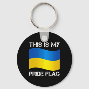 Porte-clés Soutien à l'Ukraine Drapeau de l'Ukraine Liberté S