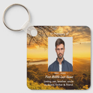 Porte-clés Souvenir commémoratif Golden Sunrise 
