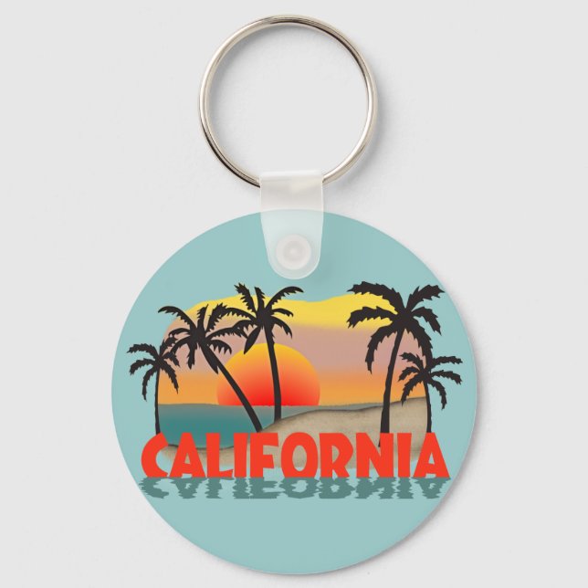Porte-clés Souvenir de Californie (Recto)