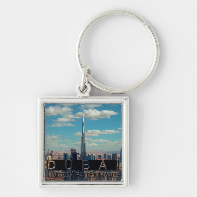 Porte-clés Souvenir de Dubaï EAU (Devant)
