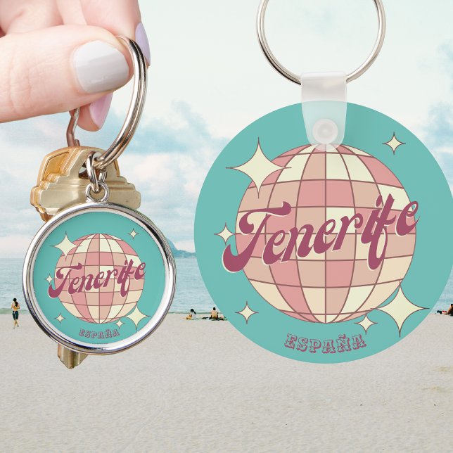 Porte-clés Souvenir de l'île canarienne de Tenerife Espagne (Créateur téléchargé)