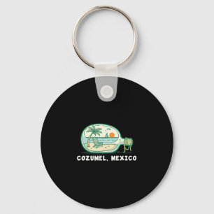 Porte-clés Souvenir de vacances à Cozumel au Mexique pour hom