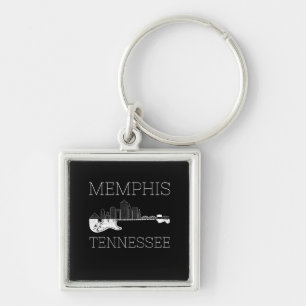 Porte-clés Souvenir Memphis Guitar Music Tennessee Memphis