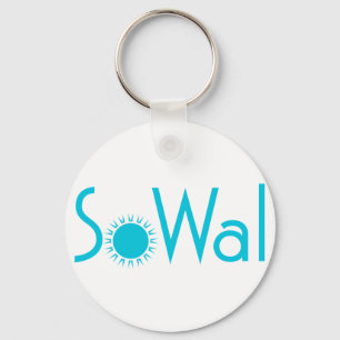 Porte-clés SoWal South Walton Comté avec Sun