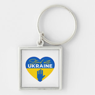 Porte-clés Soyez avec le Porte - clé Carré ukrainien