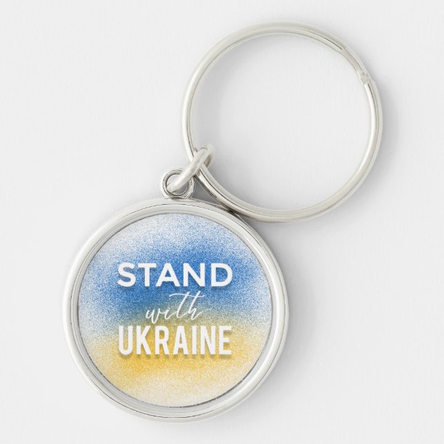 Porte-clés Soyez avec le Porte - clé du cycle ukrainien (Devant)