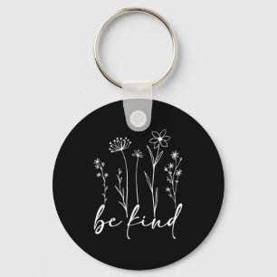 Porte-clés Soyez gentil amour minimaliste gentillesse positif