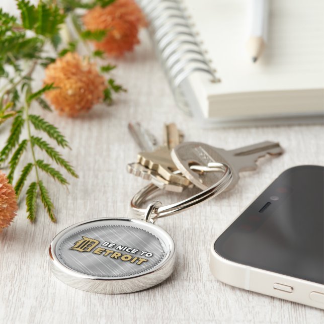 Porte-clés Soyez gentil au porte - clé de Detroit (Côté)