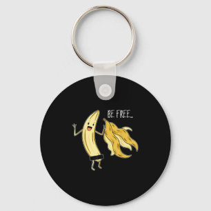 Porte-clés Soyez Libre Funny Banana Graphique Fruit Lover Lib