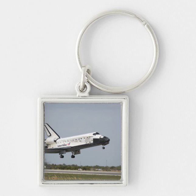 Porte-clés Space Shuttle Discovery approche l'atterrissage 3 (Devant)