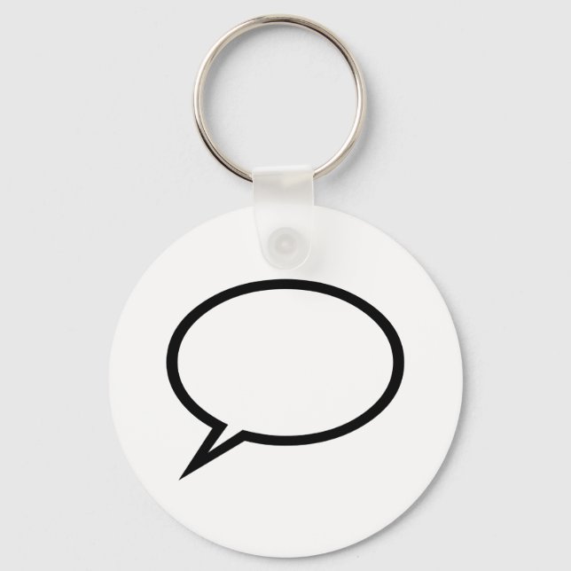 Porte-clés Speech Bubble (Recto)