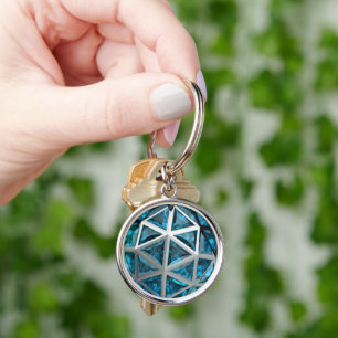 Porte-clés Sphere Topaz Gemstone Porte - clé