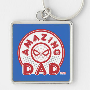 Porte-clés Spider-Man  Papa Extraordinaire