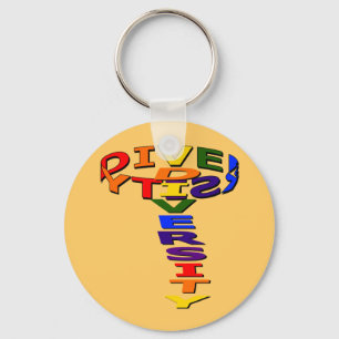 Porte-clés Spinning Diversity Keychain