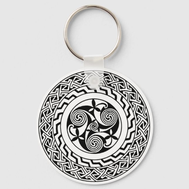 Porte-clés spirale celtique (Recto)