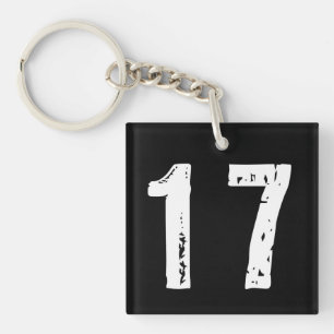 Porte-clés Sport numéro 17