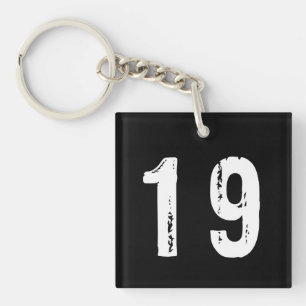 Porte-clés Sport numéro 19