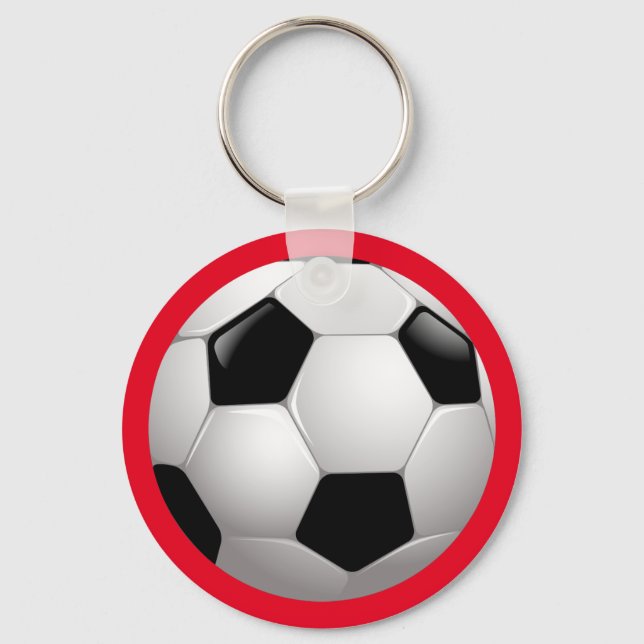 Porte-clés Sports de balle de football (Recto)