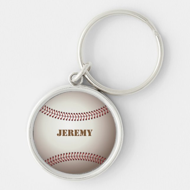Porte-clés sports de baseball porte - clés personnalisés (Devant)