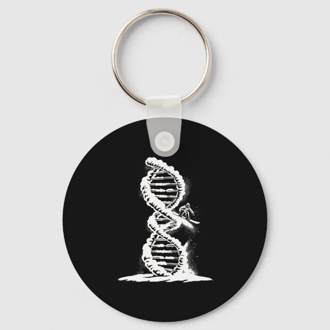 Porte-clés Sports D'Hiver Snowboard - Snowboard Son Dans Mon  (Recto)